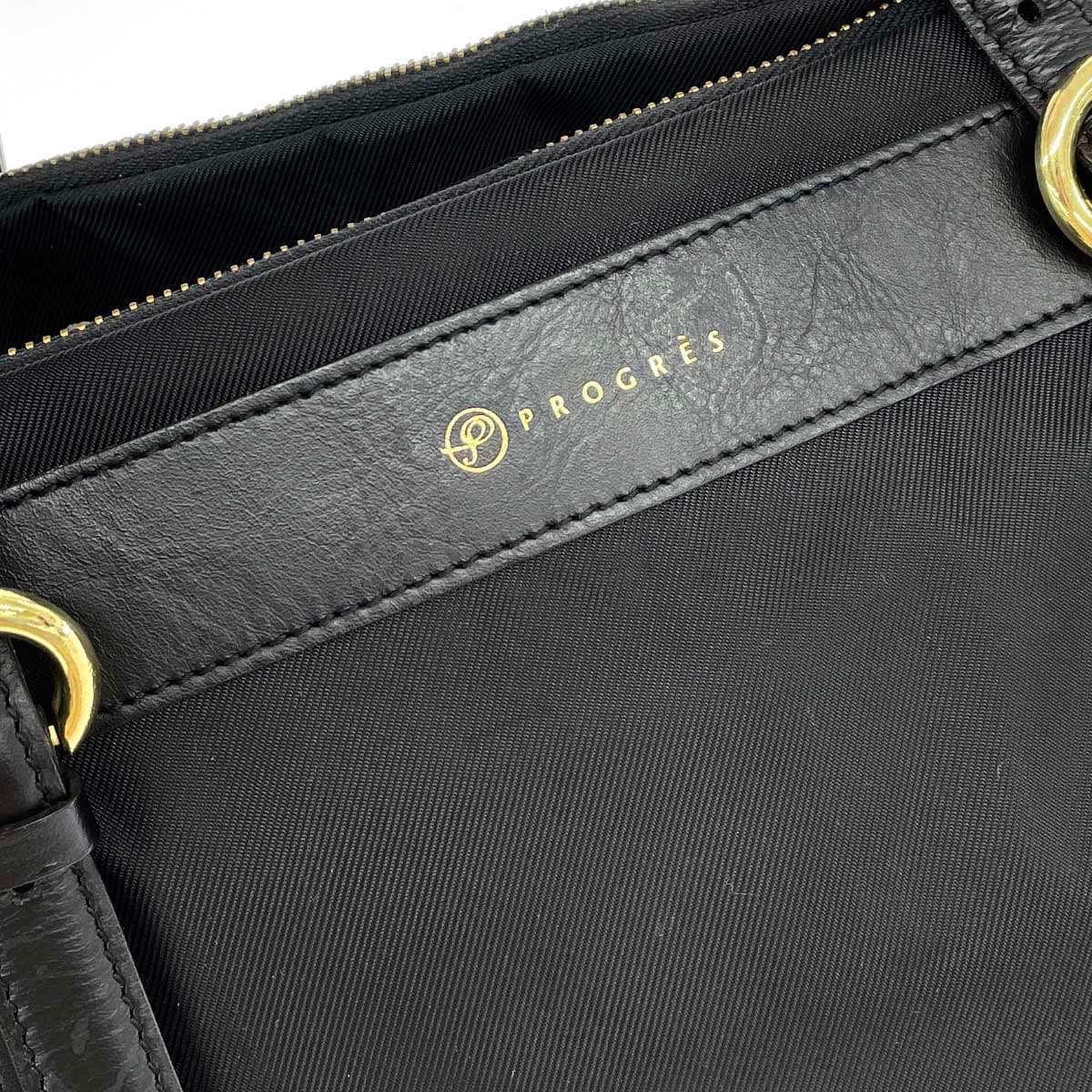 PROGRES Progress Tote Bag Nylon Black Women's 5