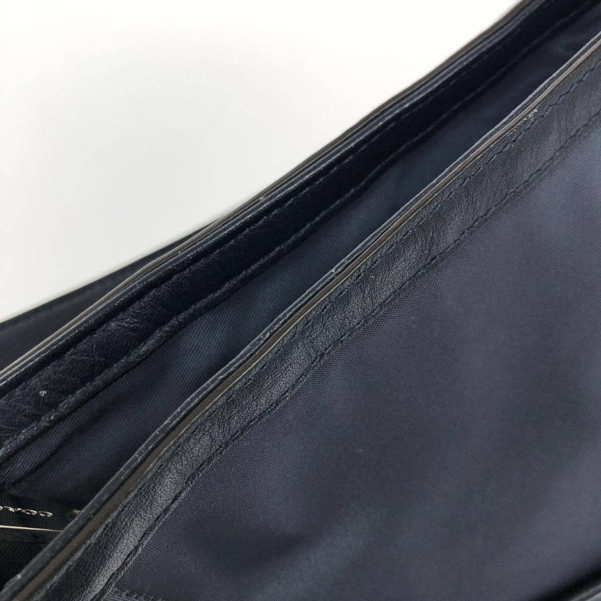 COACH 2WAY Shoulder Bag Good Condition Nylon F32981 Navy Ladies 6