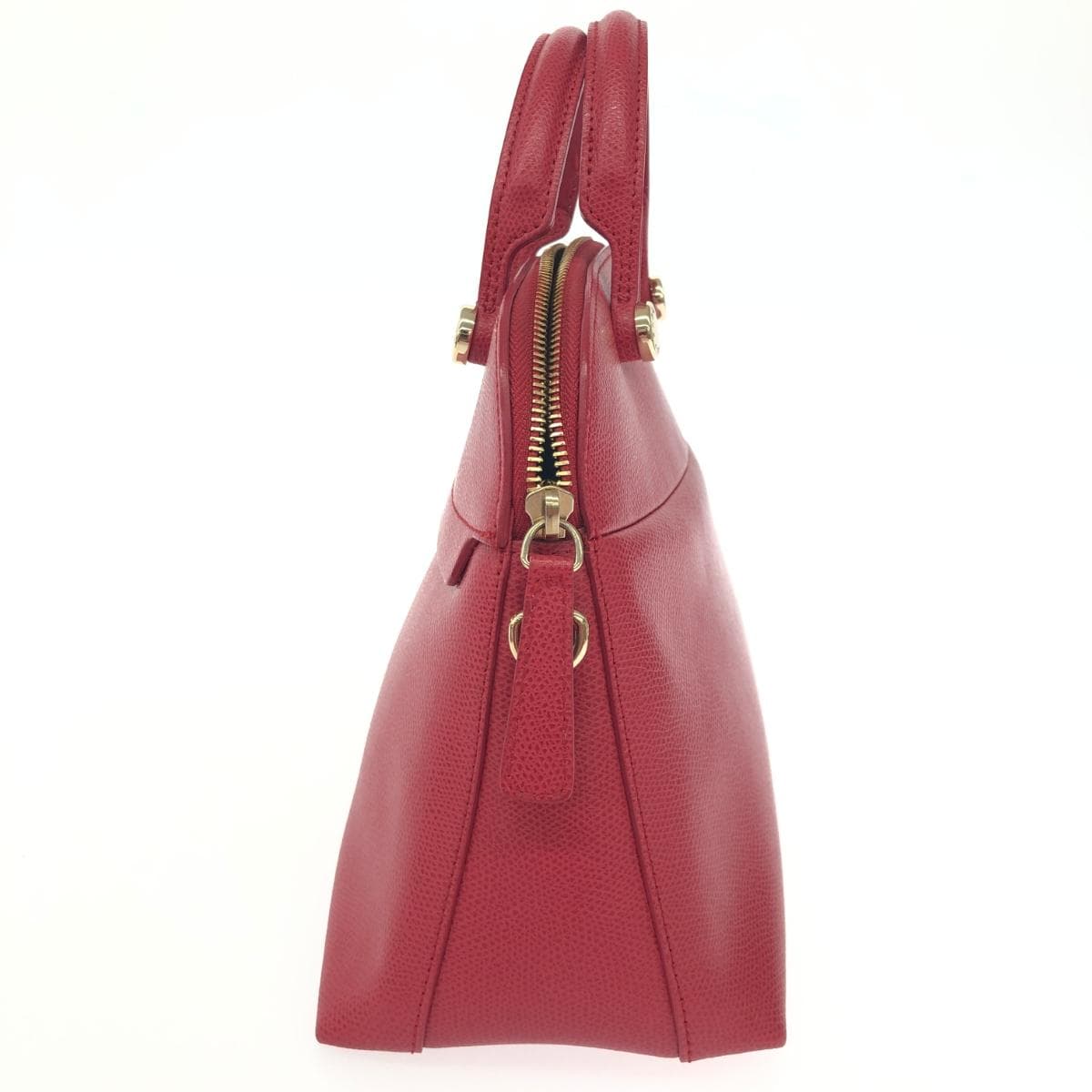 FURLA 2WAY Bag / Piper Leather Red Women's 3