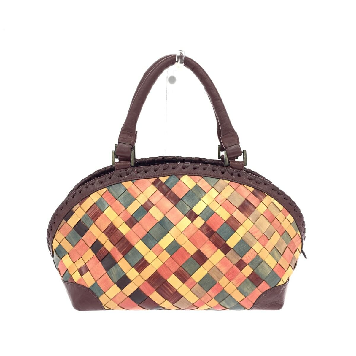 IBIZA Ibiza Handbag Good Condition Mesh/Leather Multicolor Women's