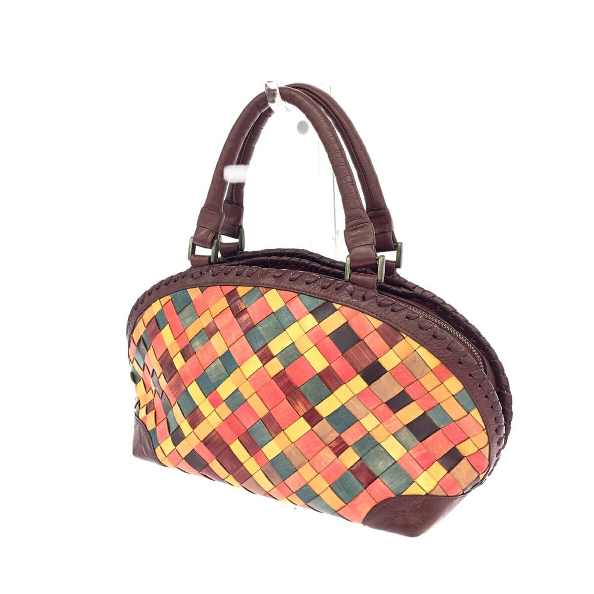 IBIZA Ibiza Handbag Good Condition Mesh/Leather Multicolor Women's 3