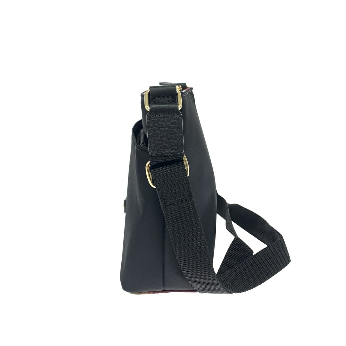 BLUE LABEL CRESTBRIDGE Shoulder Bag Unused Item Nylon/Check Pattern Black Ladies 2