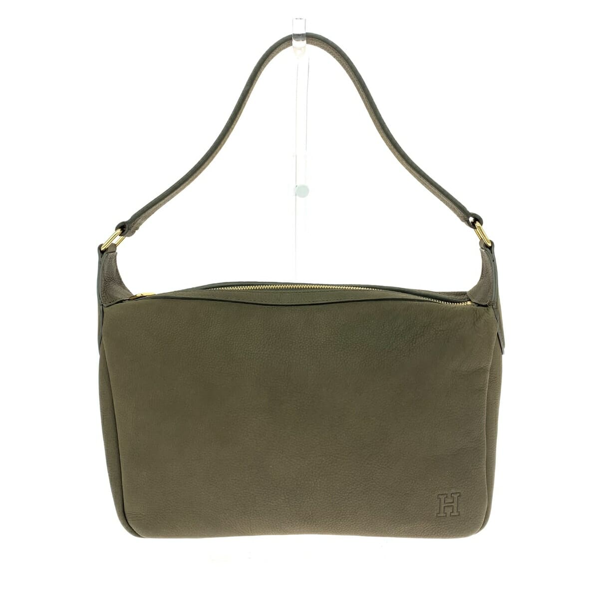 HIROFU Hirofu One Shoulder Bag / Altalena Excellent Condition Nubuck Leather / Retail Price ¥92,400 Khaki Women's