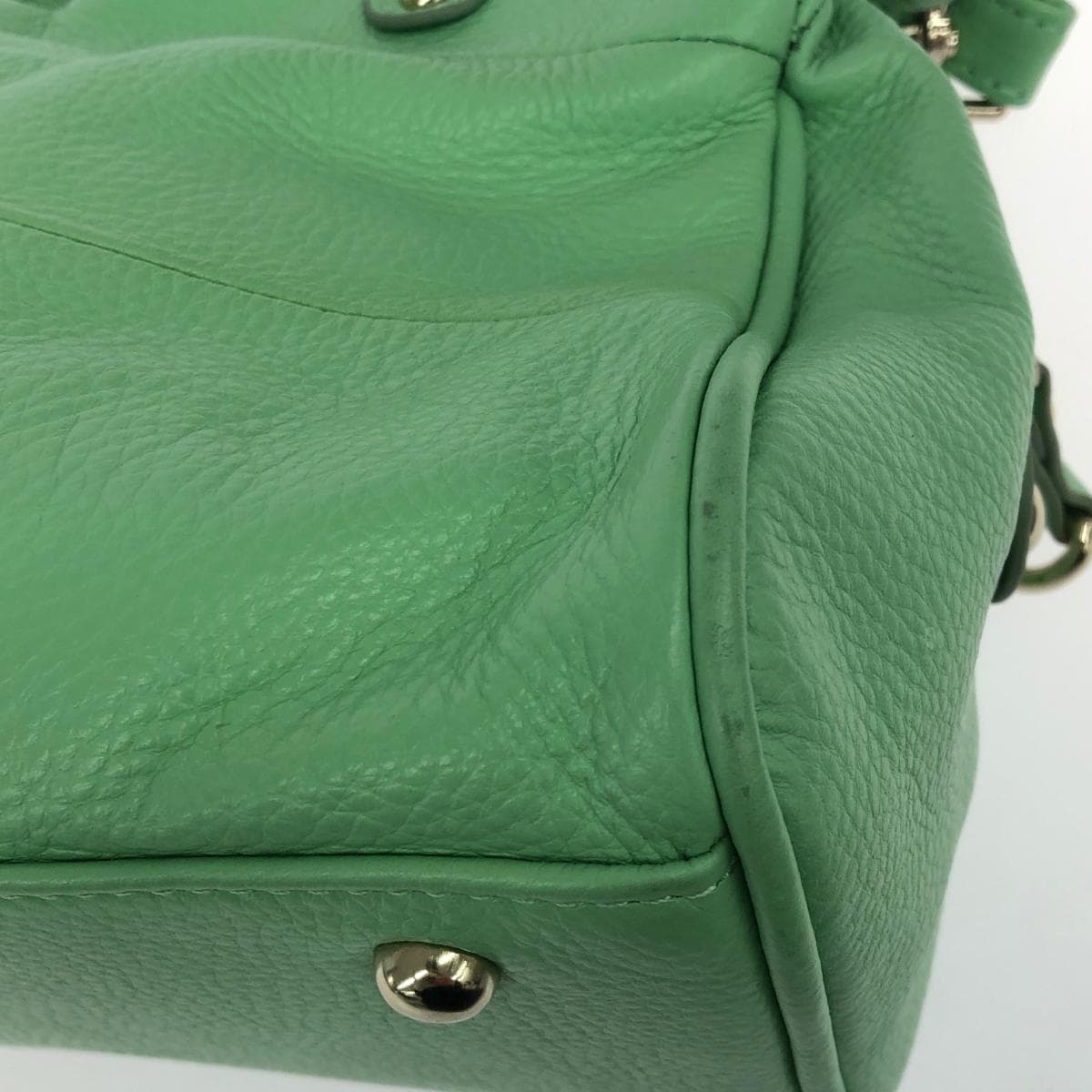 DIANA 2WAY bag like new leather green for women 9