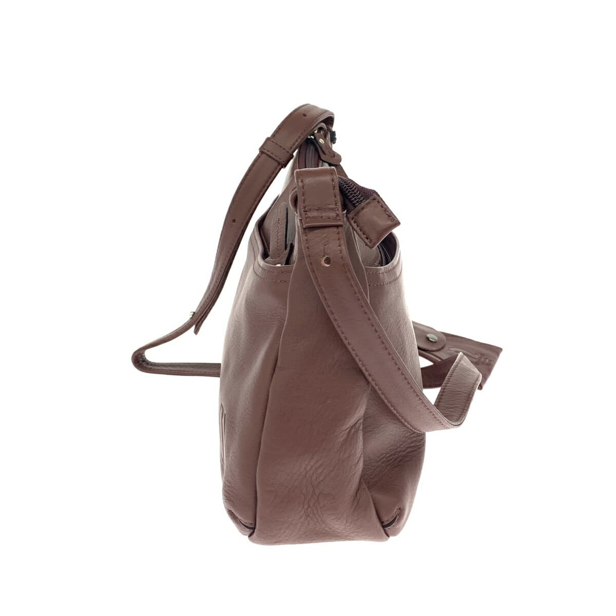 Nakazawa Bag Shoulder Bag Good Condition Leather Brown Women's 2