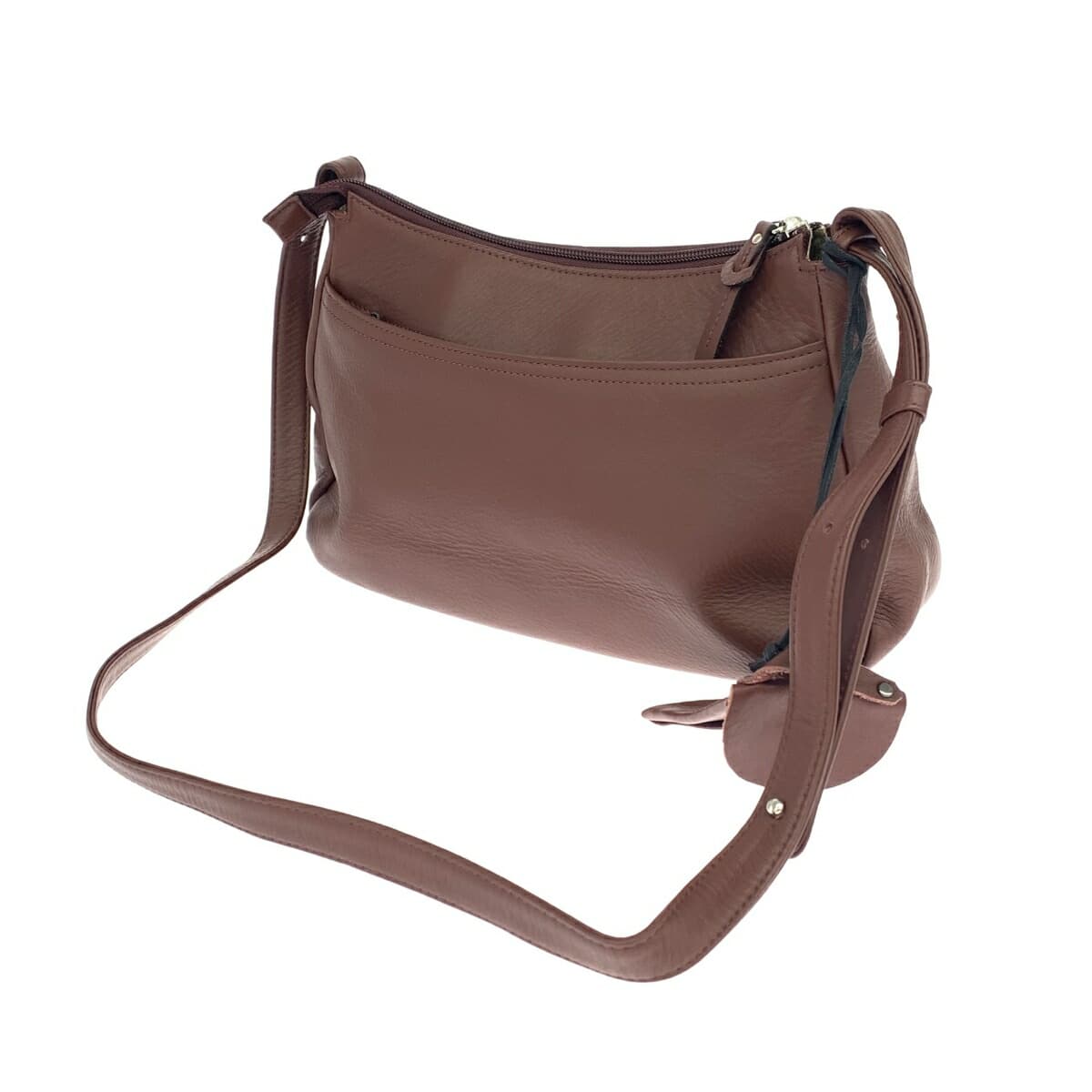 Nakazawa Bag Shoulder Bag Good Condition Leather Brown Women's 3