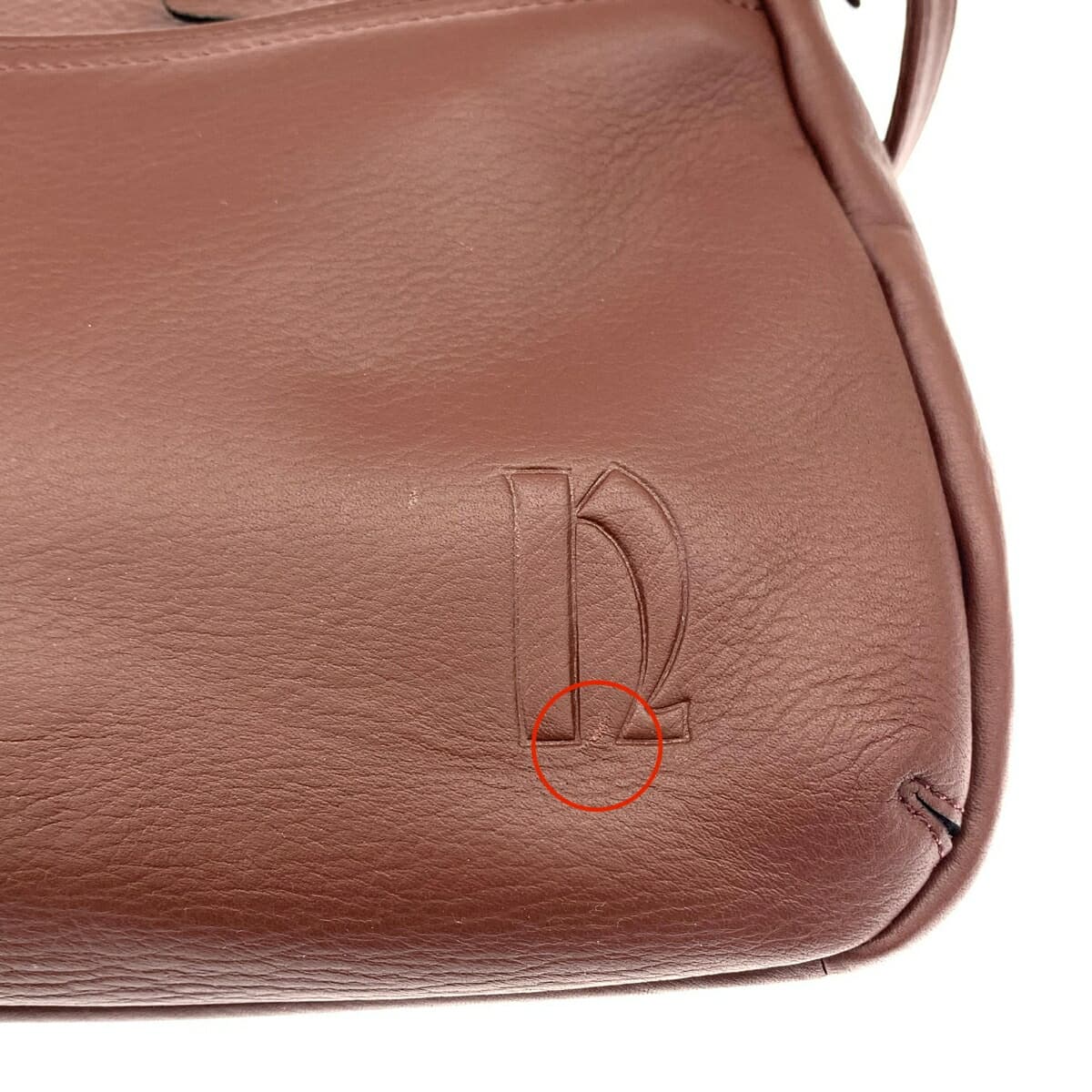 Nakazawa Bag Shoulder Bag Good Condition Leather Brown Women's 7