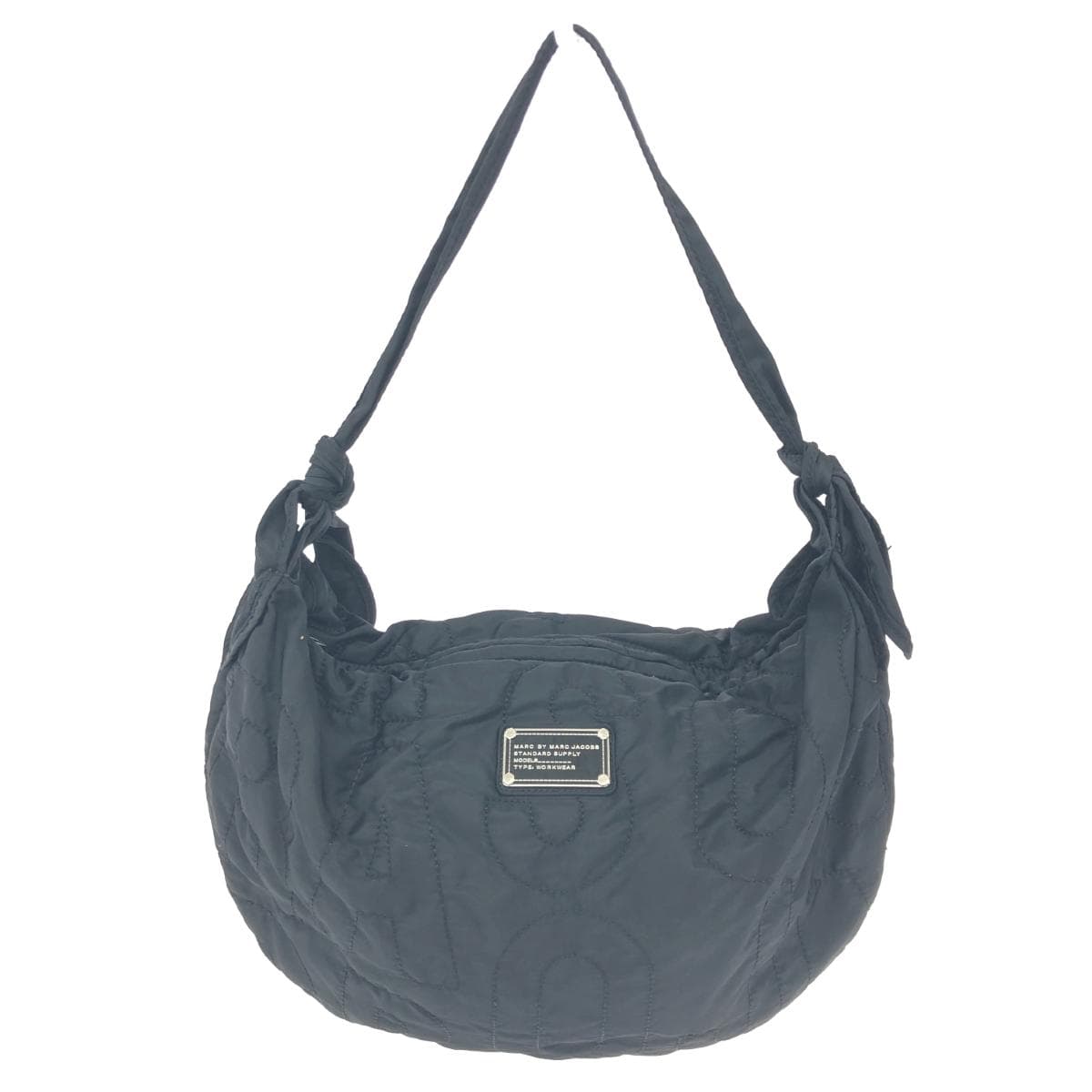 MARC BY MARC JACOBS Shoulder Bag Quilting/Nylon Black Ladies