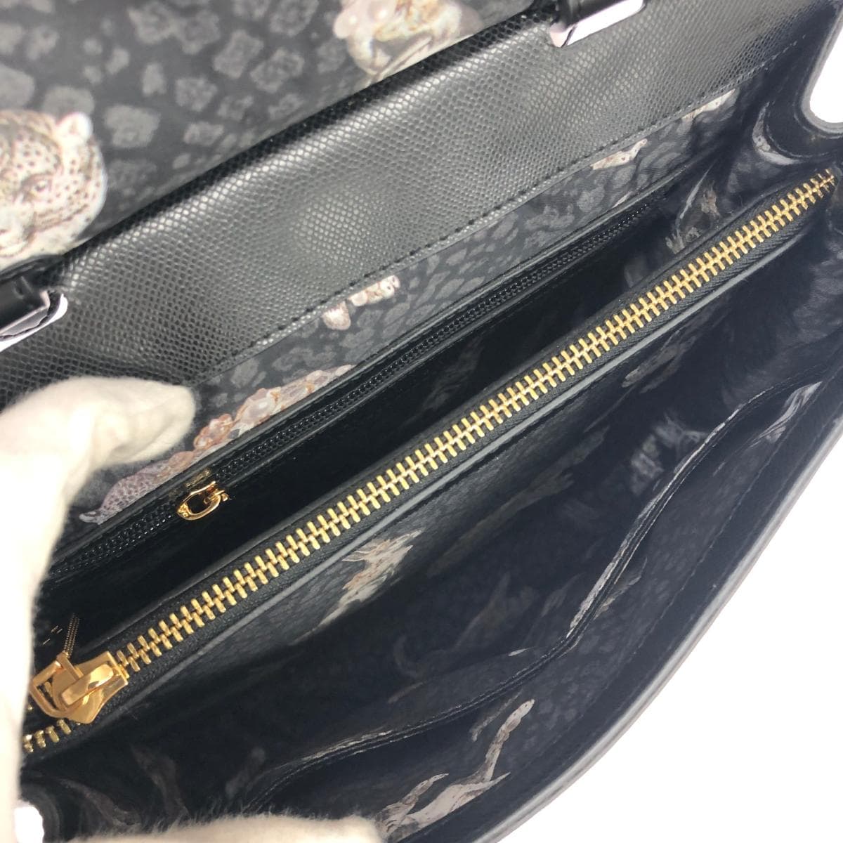 TED BAKER 2WAY bag in good condition, leather, black 6