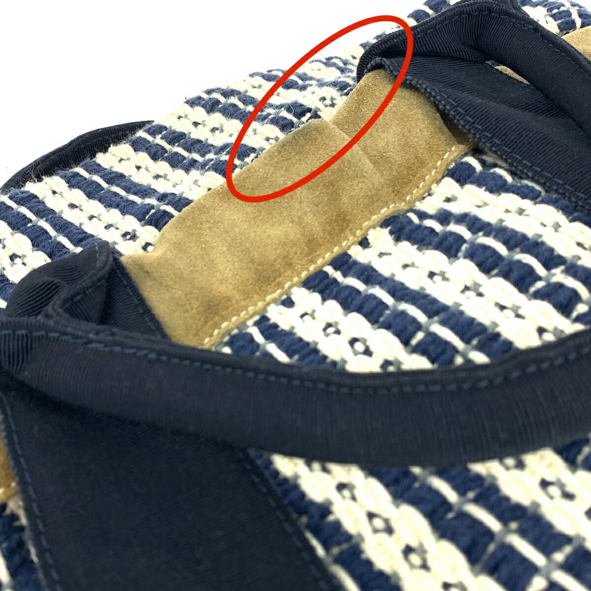 Maria La Rosa 2WAY Backpack Woven / Made in Italy / Cotton Navy Unisex 6