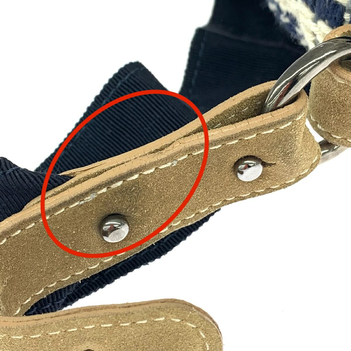 Maria La Rosa 2WAY Backpack Woven / Made in Italy / Cotton Navy Unisex 8