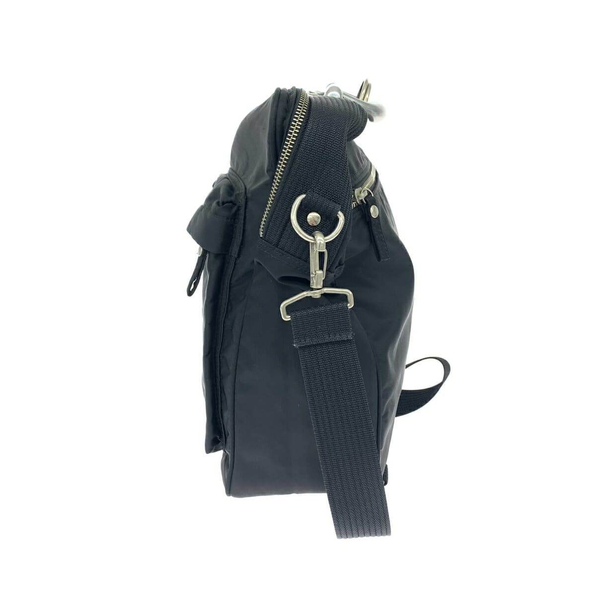 JEAN PAUL GAULTIER Multiway Backpack/Brief JPG Logo/Metal Handle/Nylon Black Unisex 2