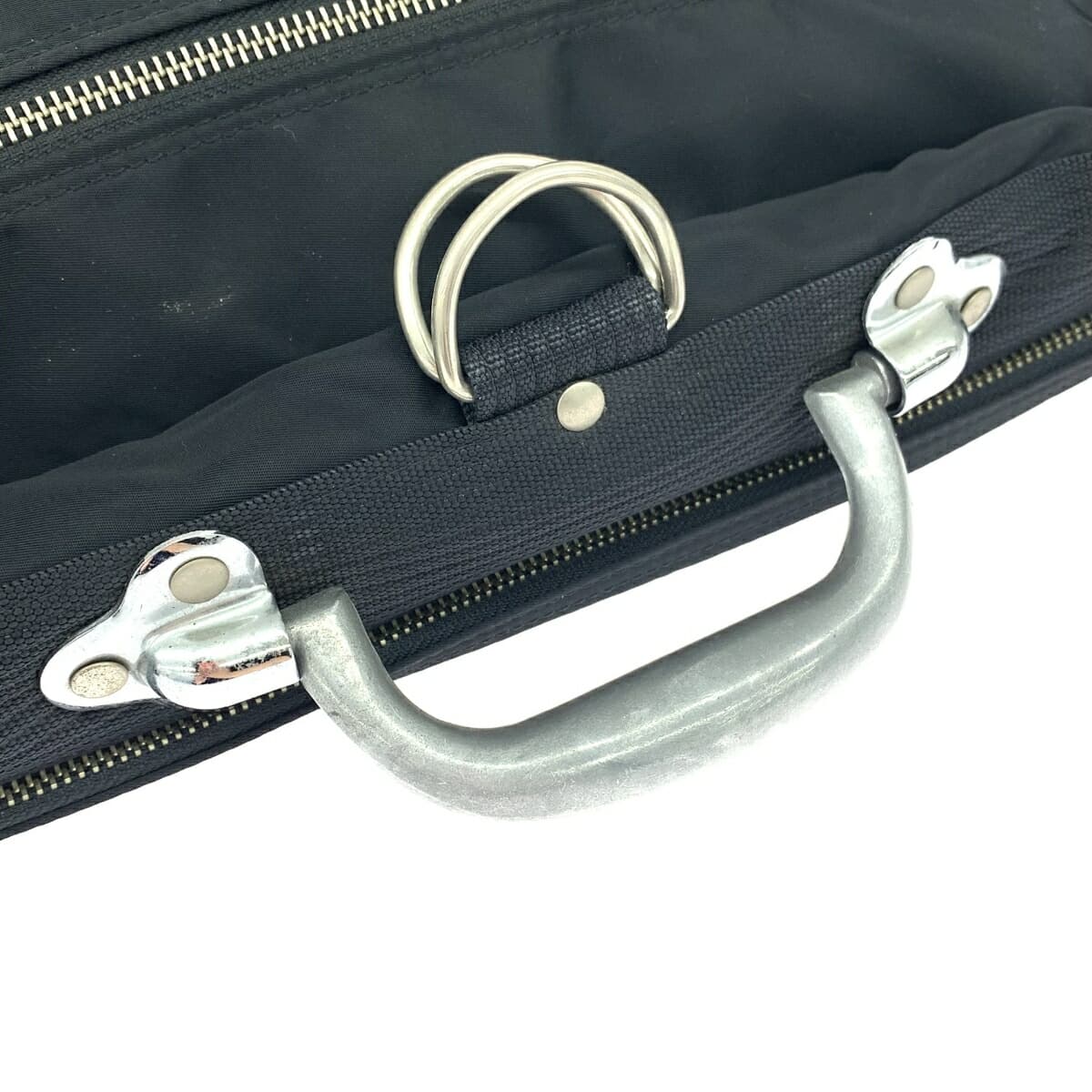 JEAN PAUL GAULTIER Multiway Backpack/Brief JPG Logo/Metal Handle/Nylon Black Unisex 7