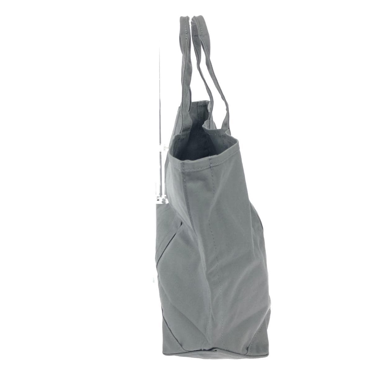 L.L.Bean Grocery Tote in Good Condition - Logo/Canvas - Gray - Unisex 2