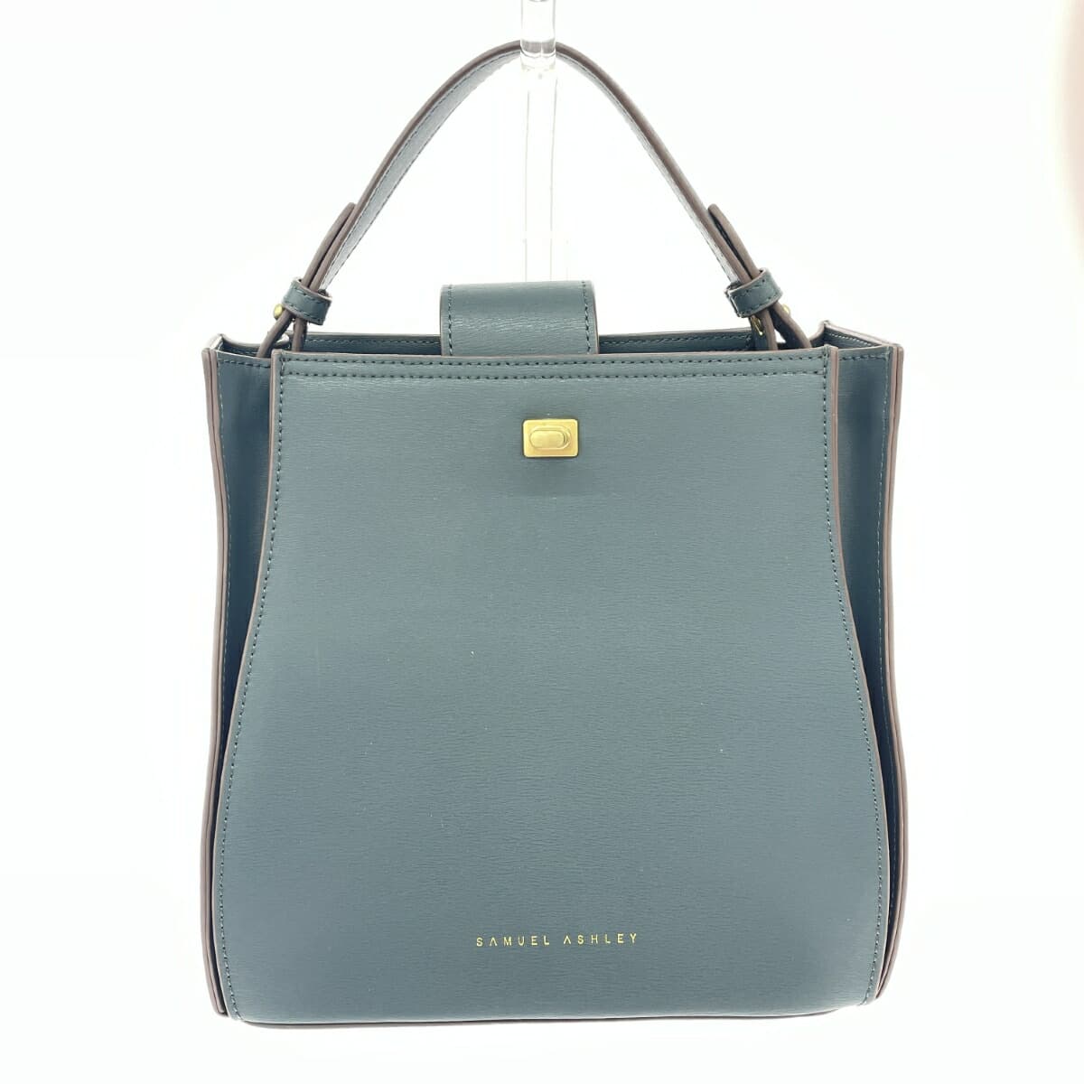 Samuel Ashley 2WAY Bag Leather Blue Women's