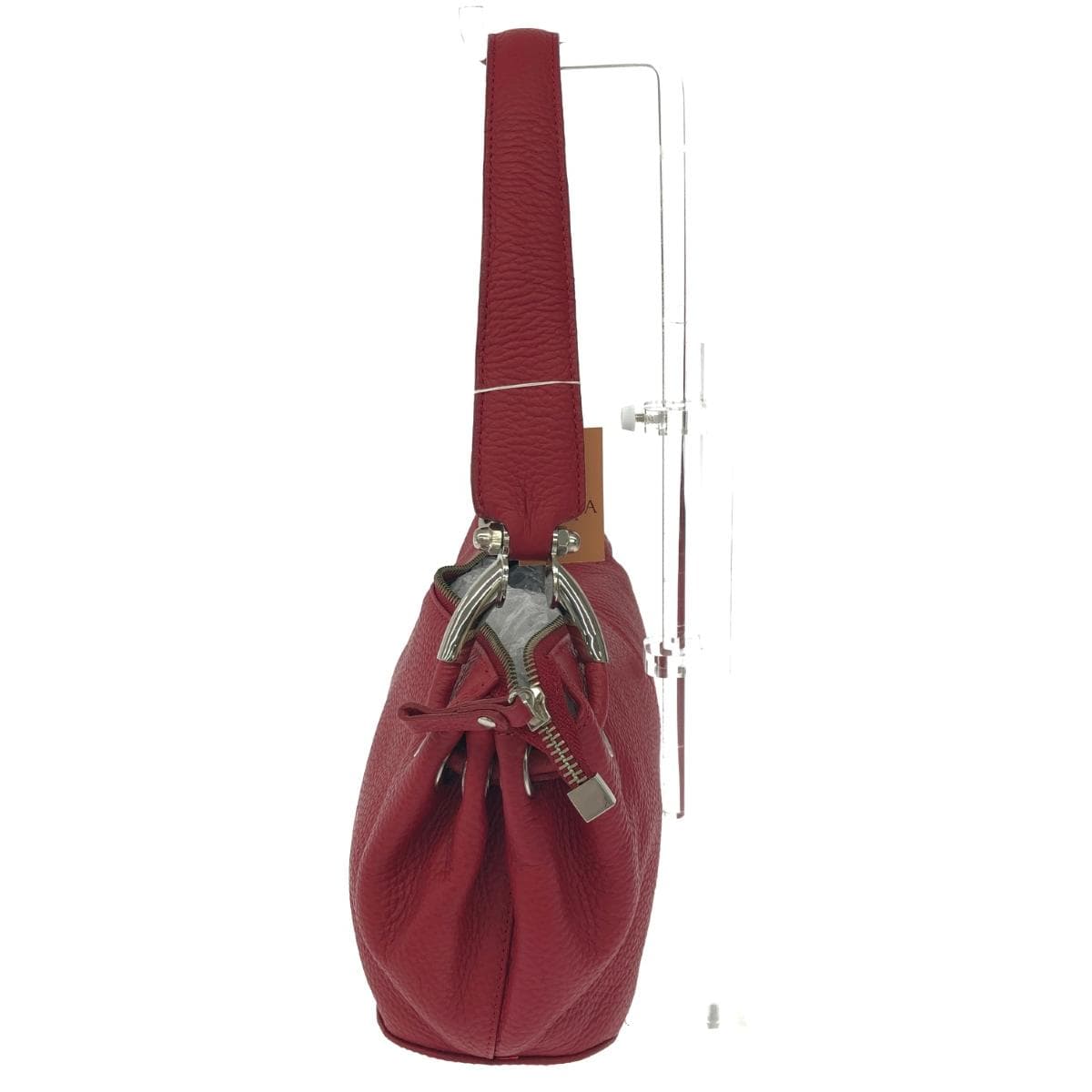 Fresca (Ginza Yoshinoya) Fresca One Shoulder Bag Like New Leather Red Women's 2