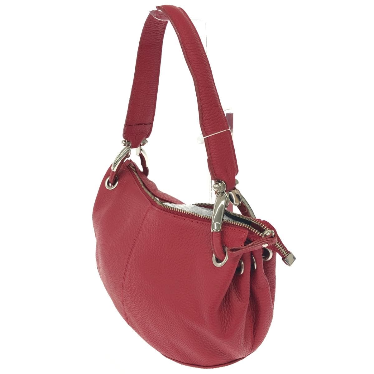 Fresca (Ginza Yoshinoya) Fresca One Shoulder Bag Like New Leather Red Women's 3