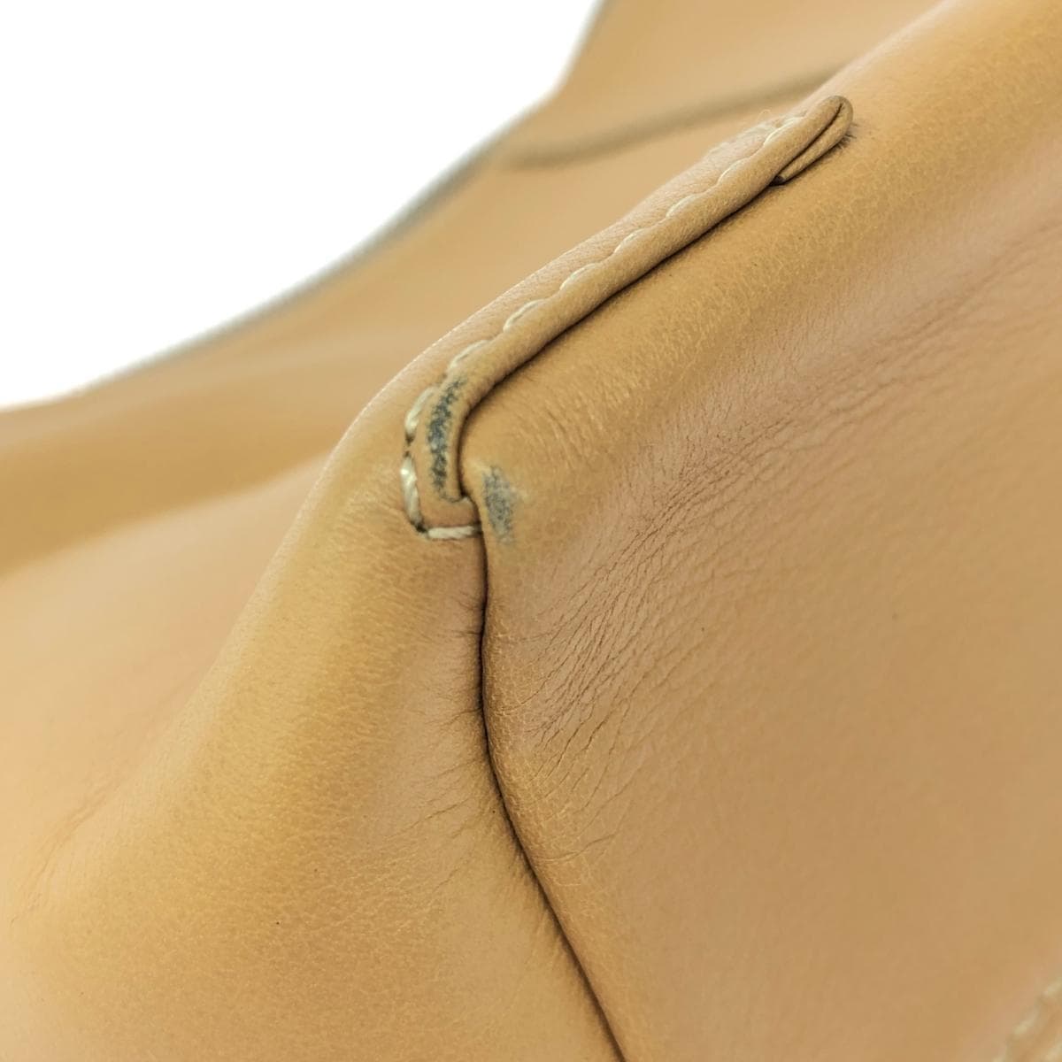 Fresca (Ginza Yoshinoya) Fresca One-Shoulder Bag Leather Beige Women's 6