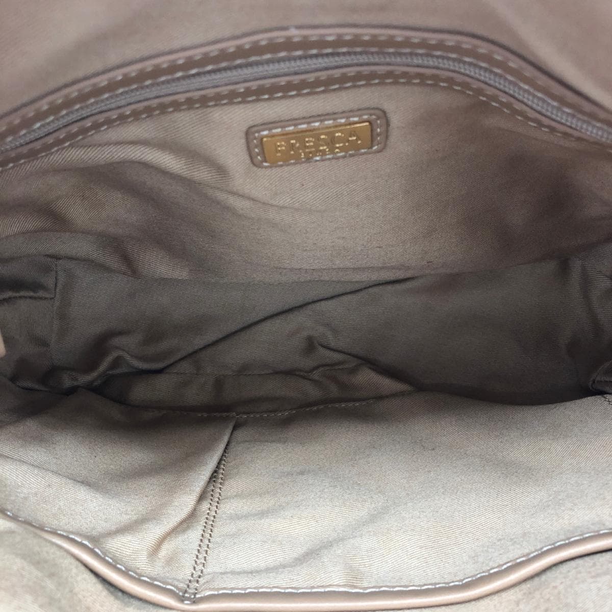 Fresca (Ginza Yoshinoya) Fresca Tote Bag Like New Quilting/Leather Beige Women's 4