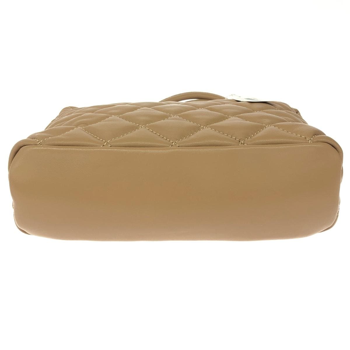 Fresca (Ginza Yoshinoya) Fresca Tote Bag Like New Quilting/Leather Beige Women's 6