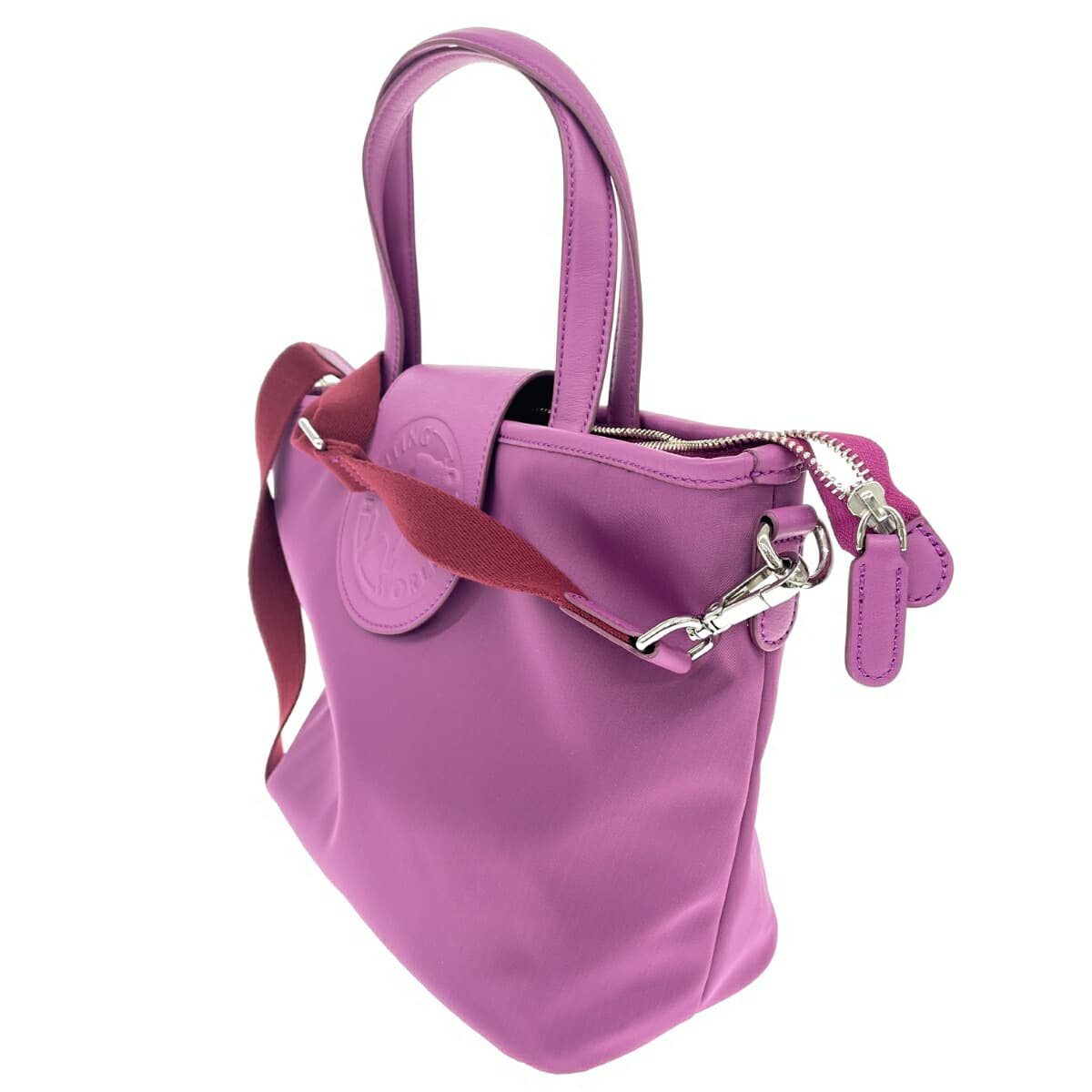 HUNTING WORLD 2WAY Bag / At Ease Tradition Good Condition Nylon Purple Ladies 3
