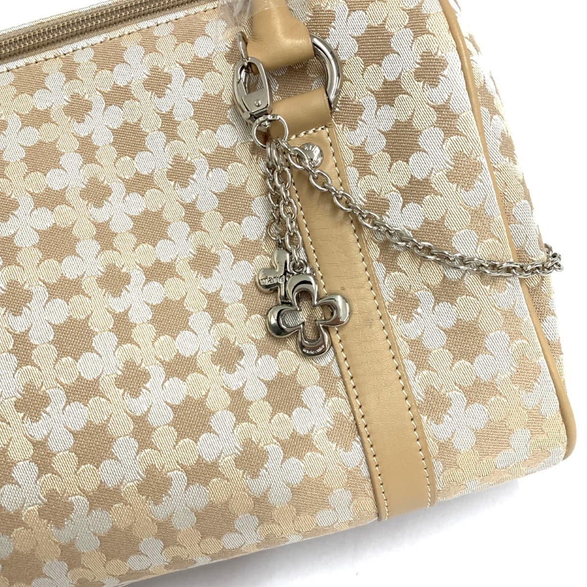 Marie Claire tote bag in excellent condition, Quo Ver/Jacquard, beige, for women 5