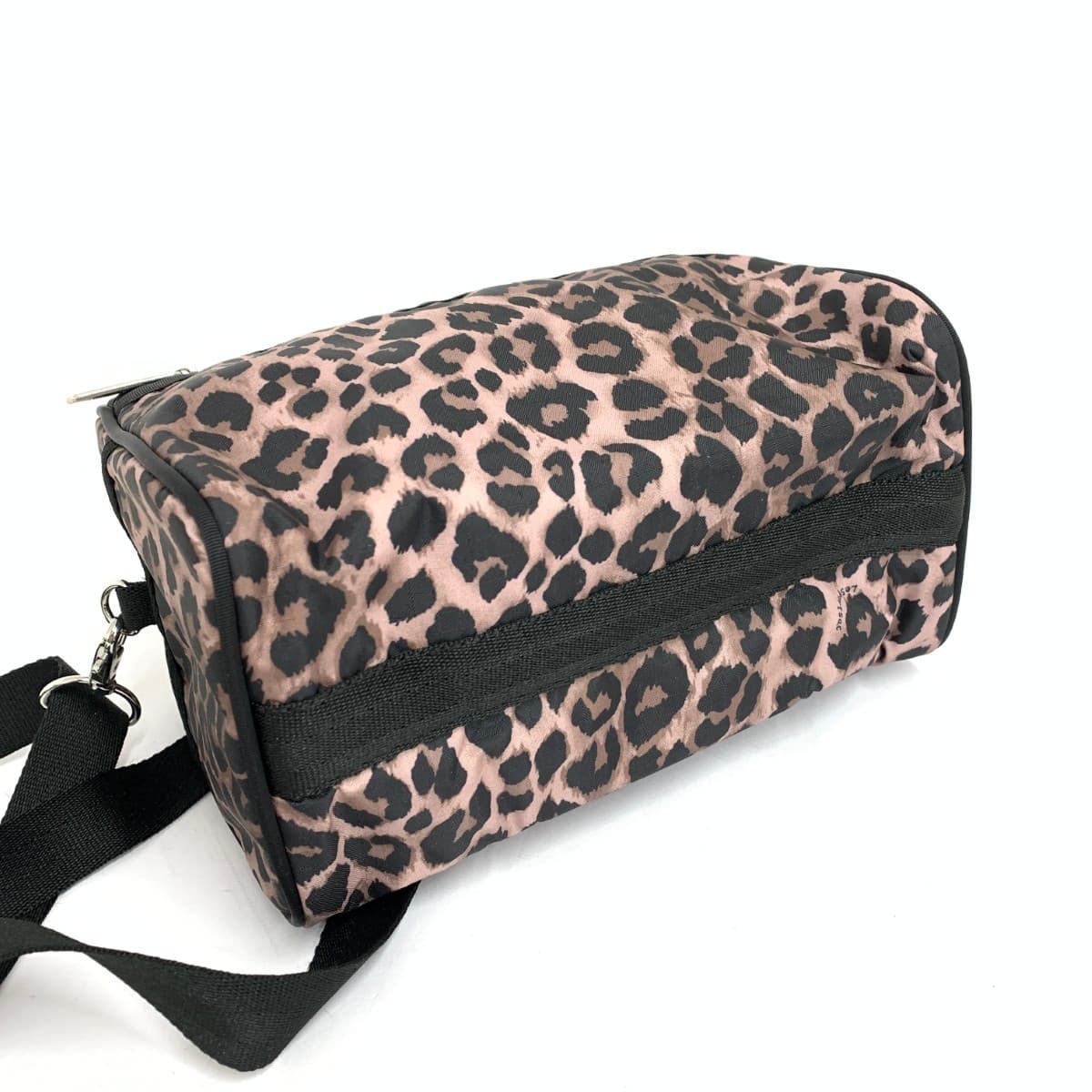LeSportsac 2WAY Bag / Everyday SM Satchel Good Condition Tony Leopard / Nylon 3868 Black Ladies 4