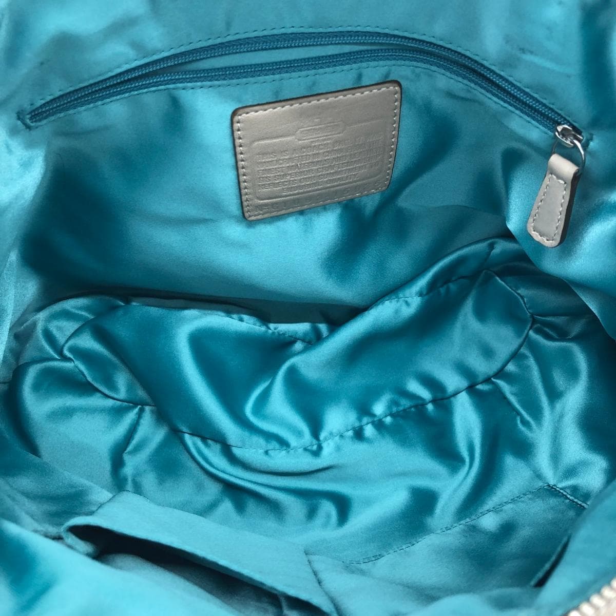 COACH 2WAY Handbag Op Art/Jacquard/Beige 15935 4