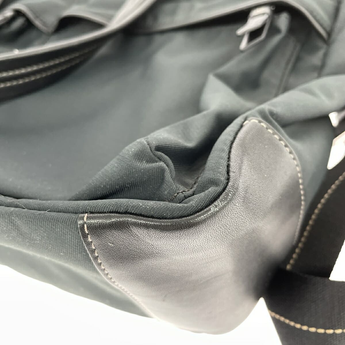 COACH 2WAY Bag Nylon Black Unisex 9