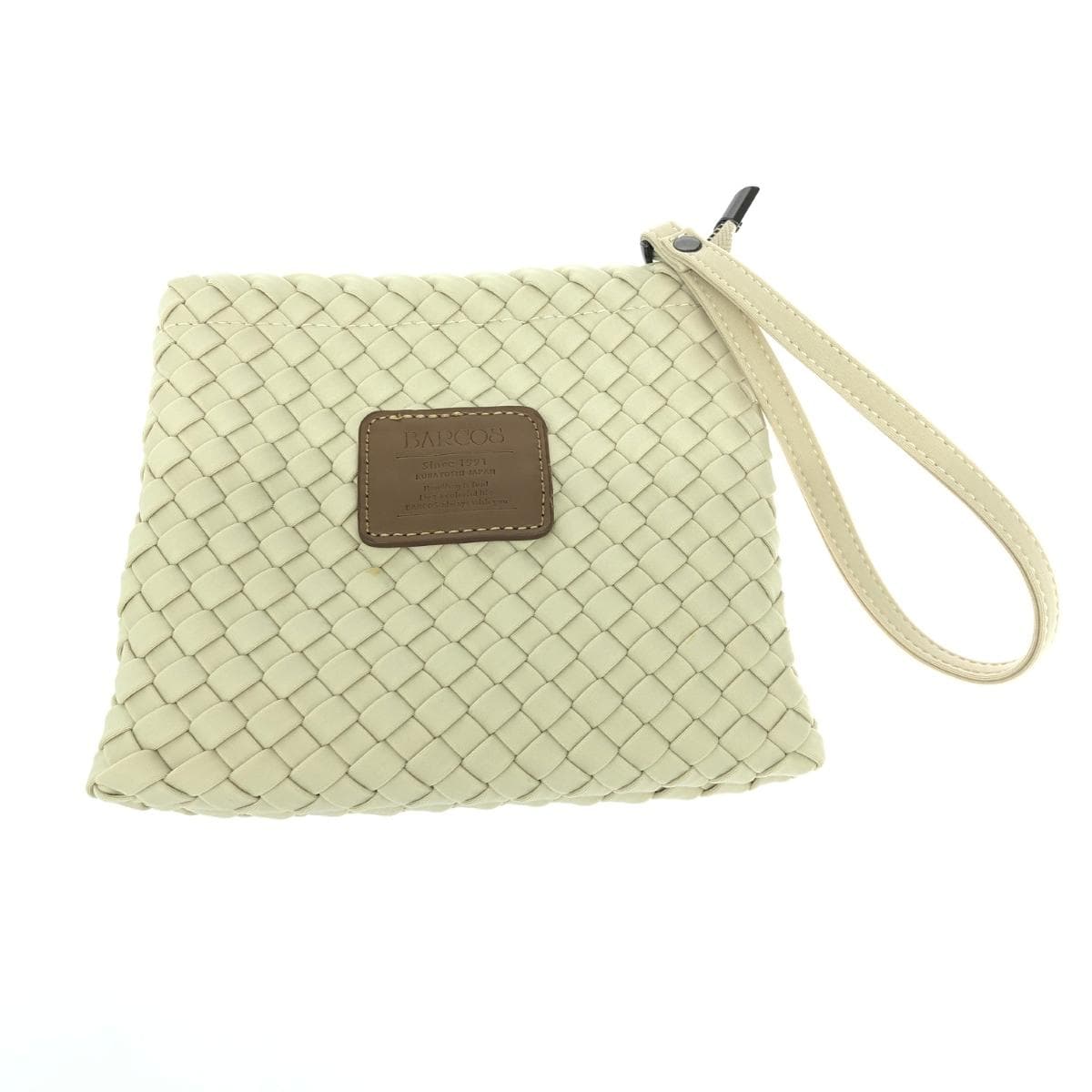 BARCOS BARCOS Bicolor Mesh 2WAY Bag Brown/Beige Women's 6