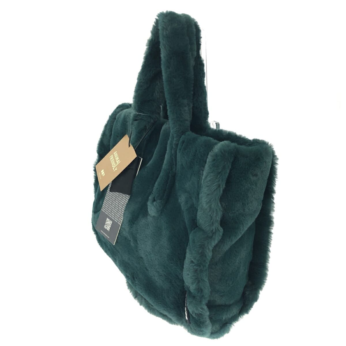 OOF WEAR Woof Wear Woof Wear / Tote Bag Unused Item Faux Fur Green Women's 3