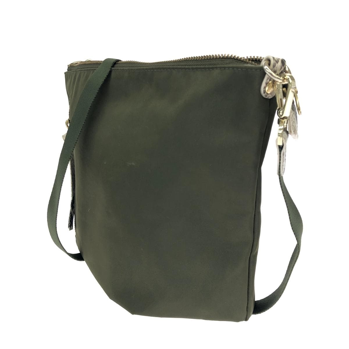 Russet LACIT shoulder bag monogram/reversible khaki/beige for women 3