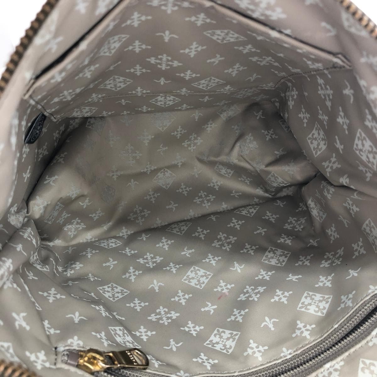 Russet LACIT shoulder bag monogram/reversible khaki/beige for women 4