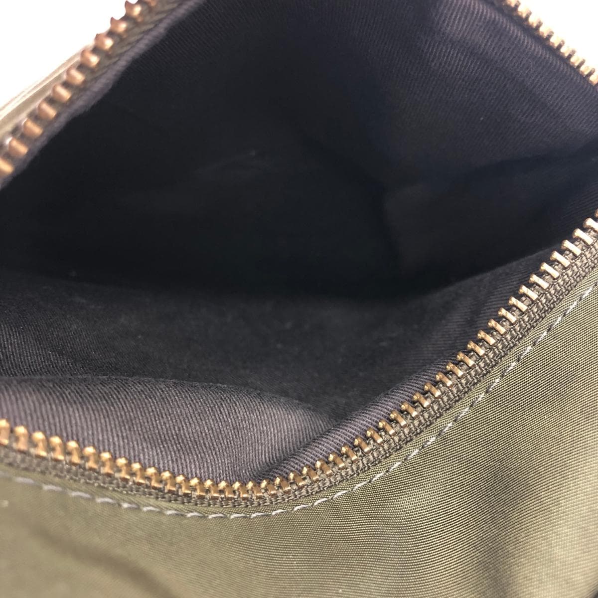 Russet LACIT shoulder bag monogram/reversible khaki/beige for women 5