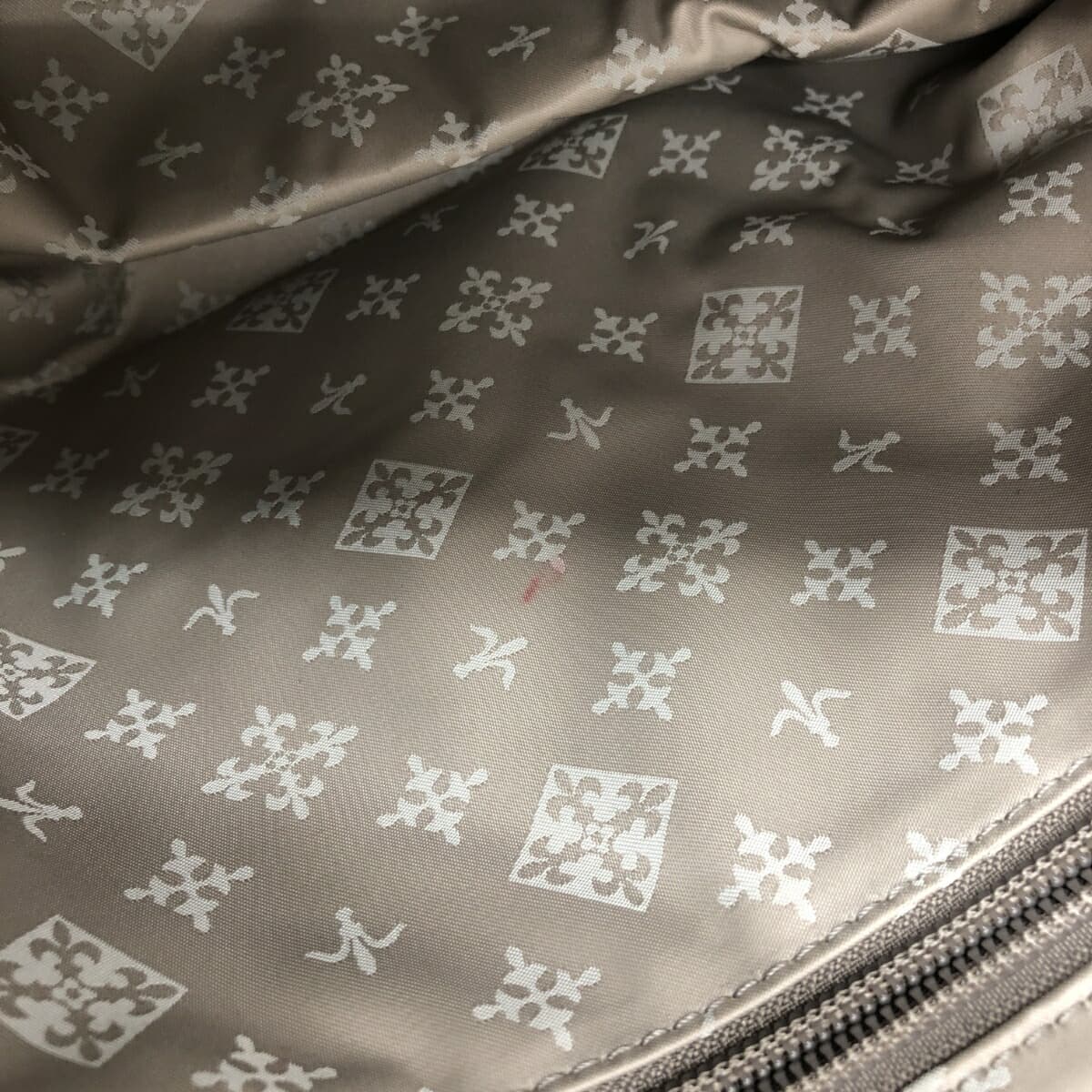 Russet LACIT shoulder bag monogram/reversible khaki/beige for women 7