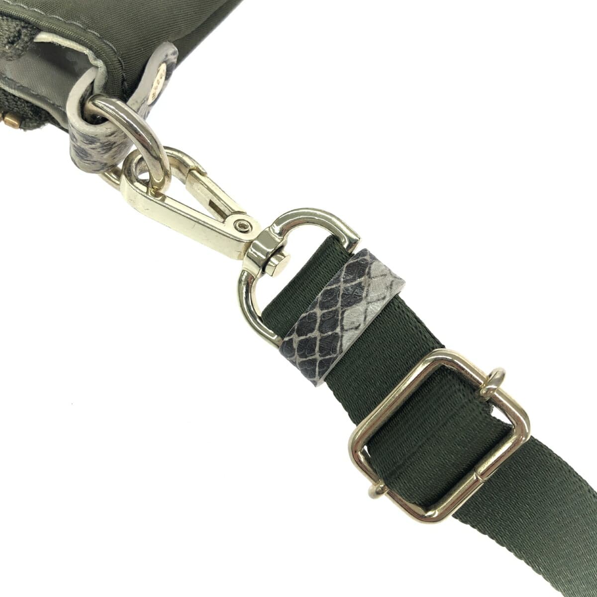 Russet LACIT shoulder bag monogram/reversible khaki/beige for women 8