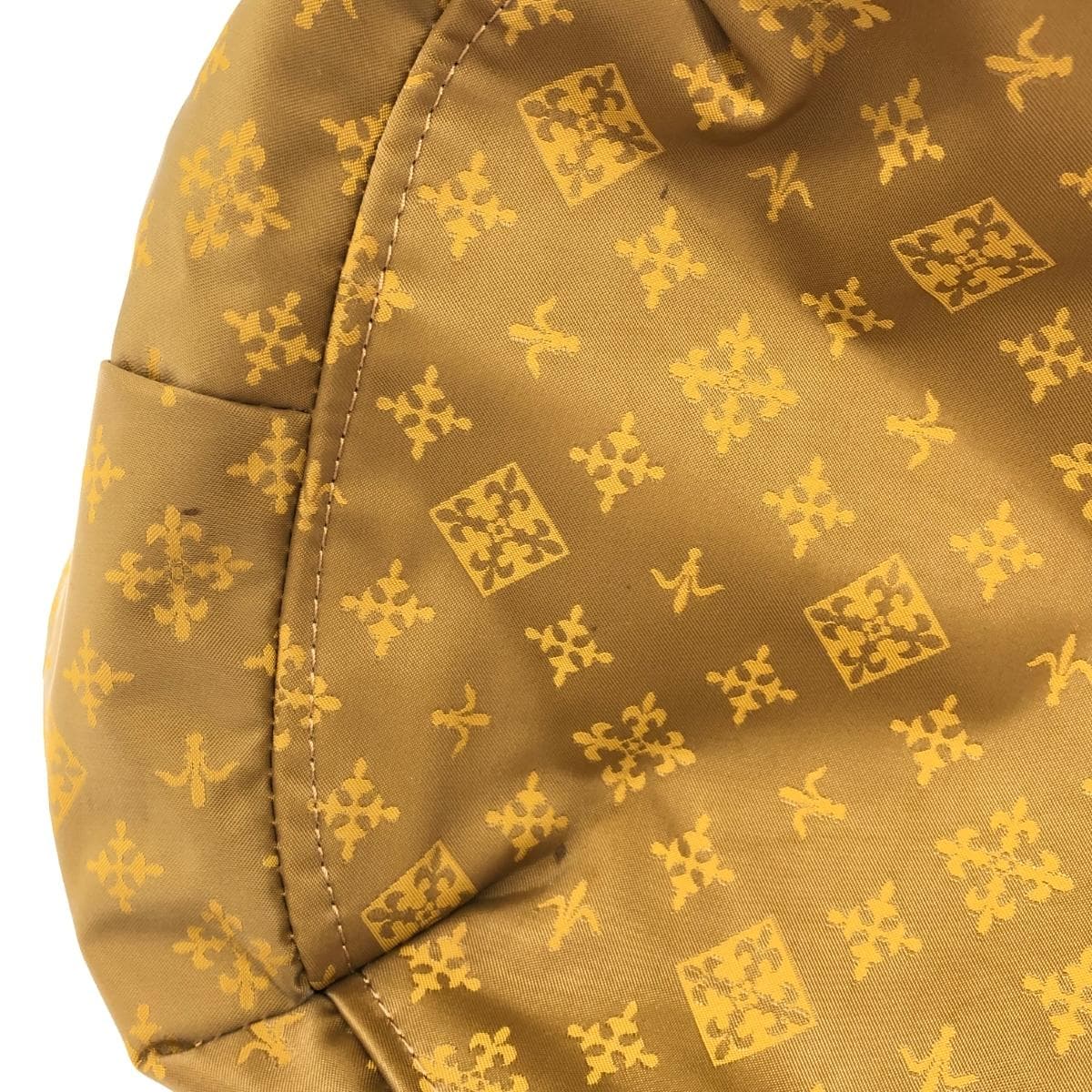 Russet LACIT 2WAY bag Monogram/Nylon Yellow Ladies 8