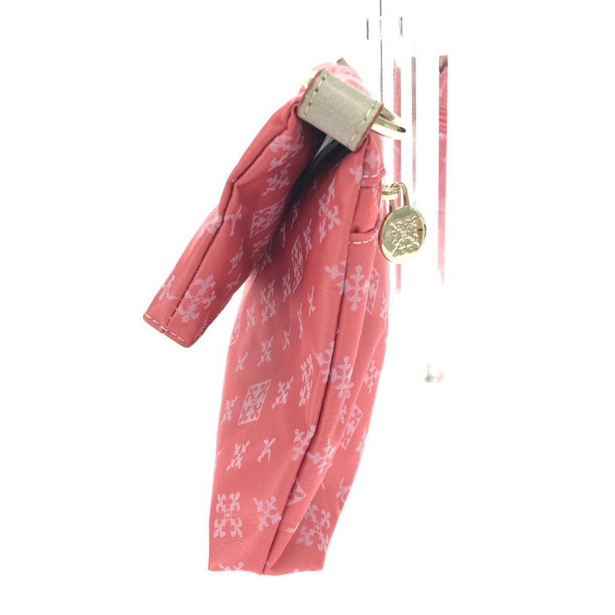 russet LACIT shoulder bag monogram/nylon pink for women 3