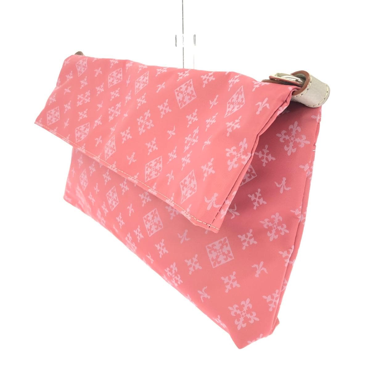 russet LACIT shoulder bag monogram/nylon pink for women 4