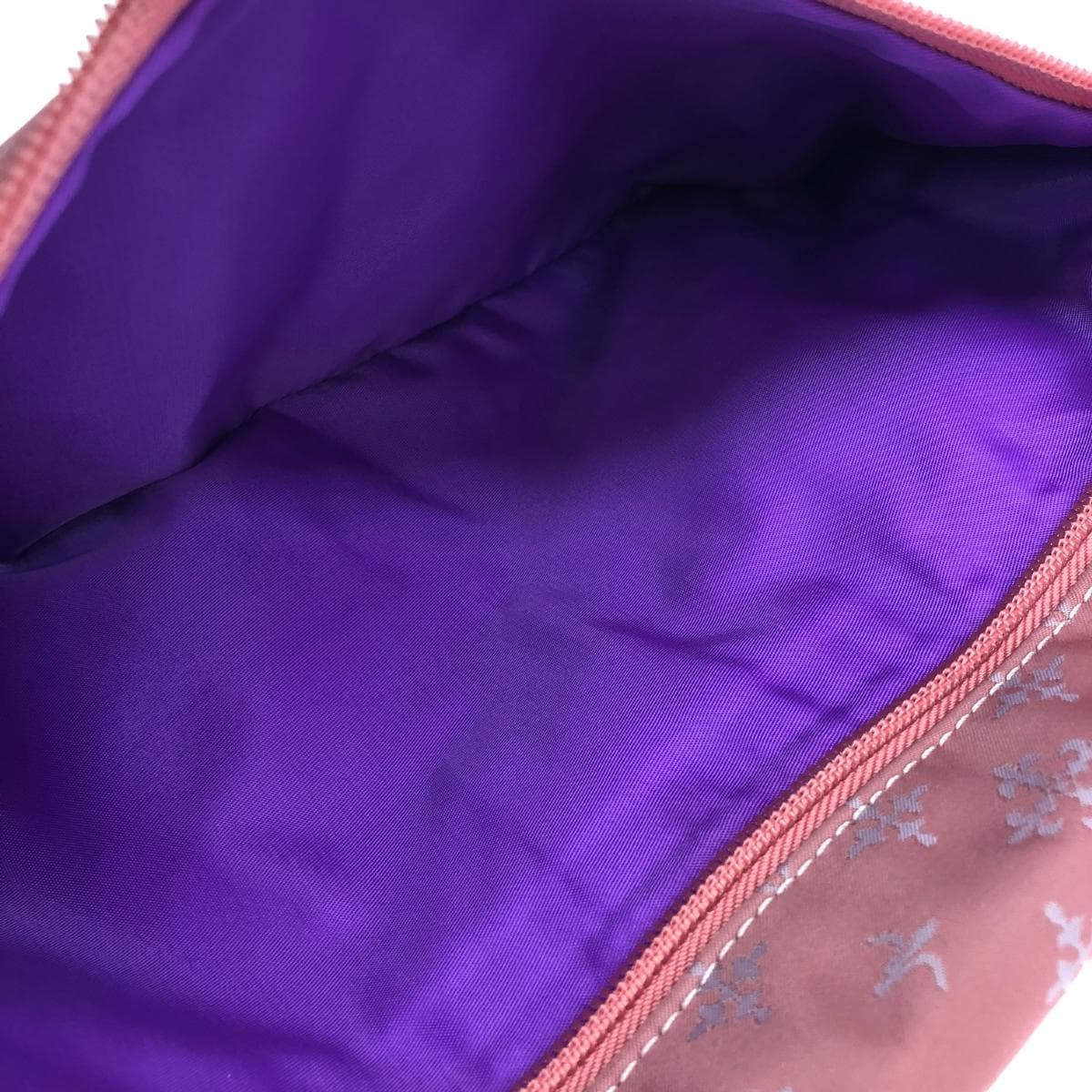 russet LACIT shoulder bag monogram/nylon pink for women 7