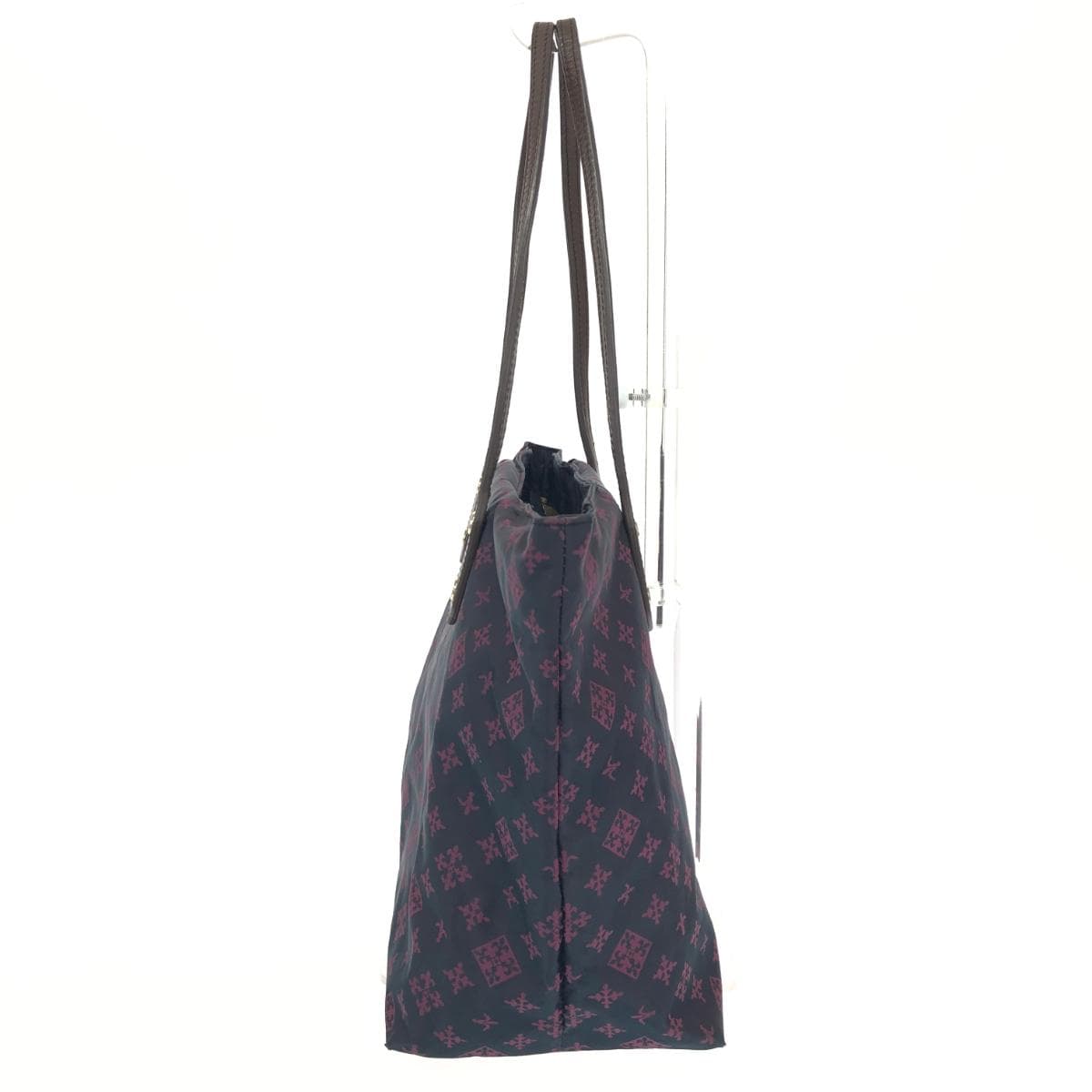 Russet Rassit Tote Bag Monogram/Nylon Pink/Navy Ladies 2