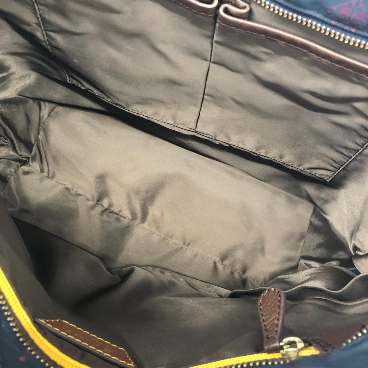 Russet Rassit Tote Bag Monogram/Nylon Pink/Navy Ladies 4