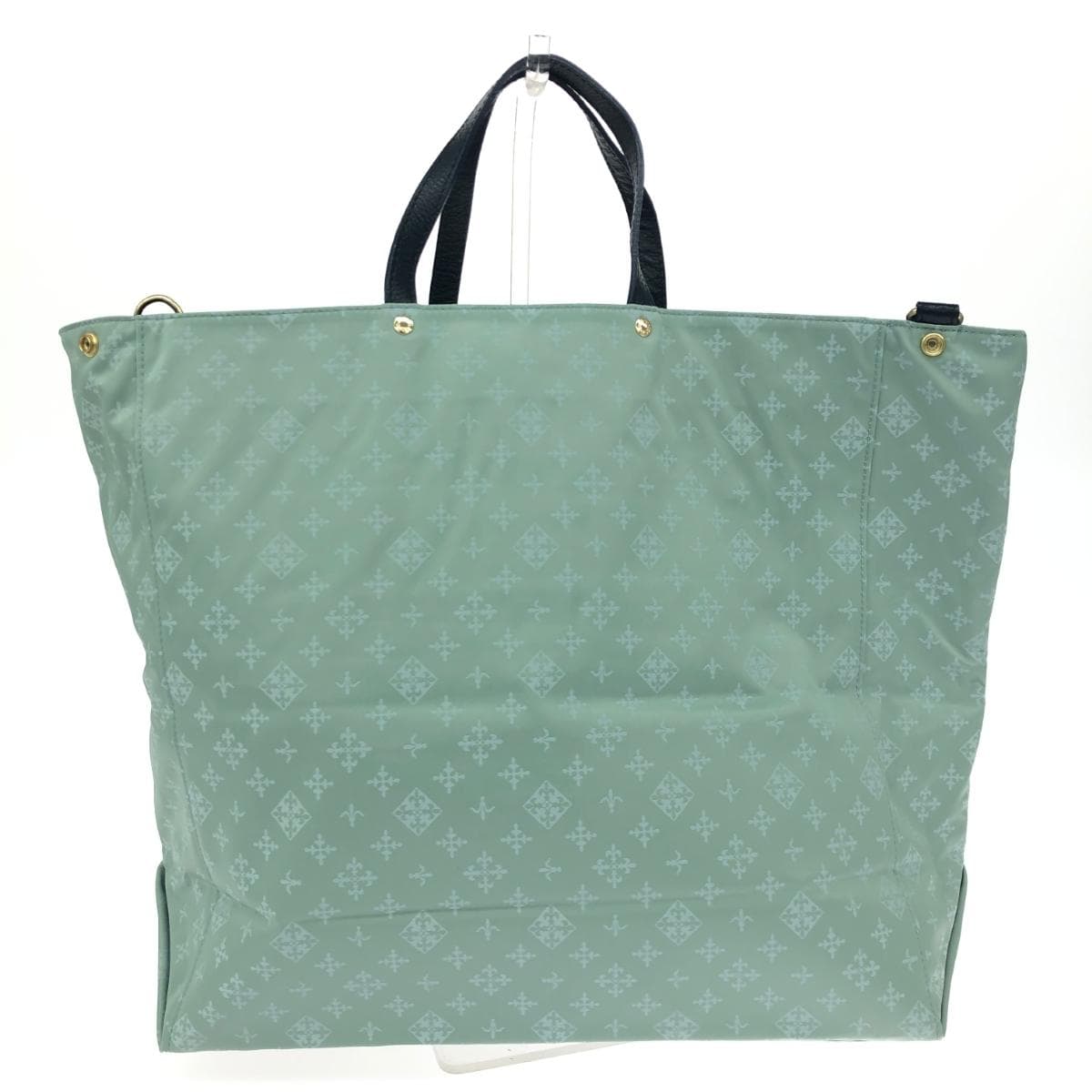 Russet Rassit 2WAY bag in good condition, monogram/nylon, green, for ladies