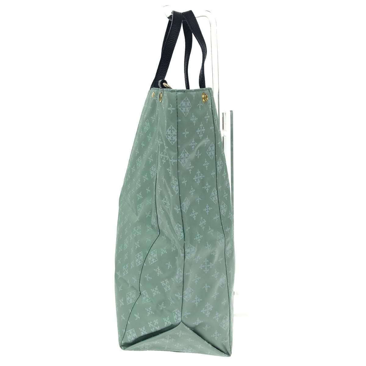 Russet Rassit 2WAY bag in good condition, monogram/nylon, green, for ladies 2