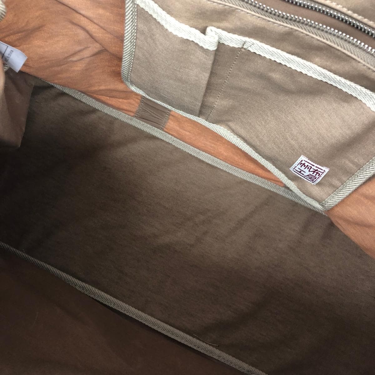 Canvas Workshop / Tote Bag Good Condition Beige Men's 4