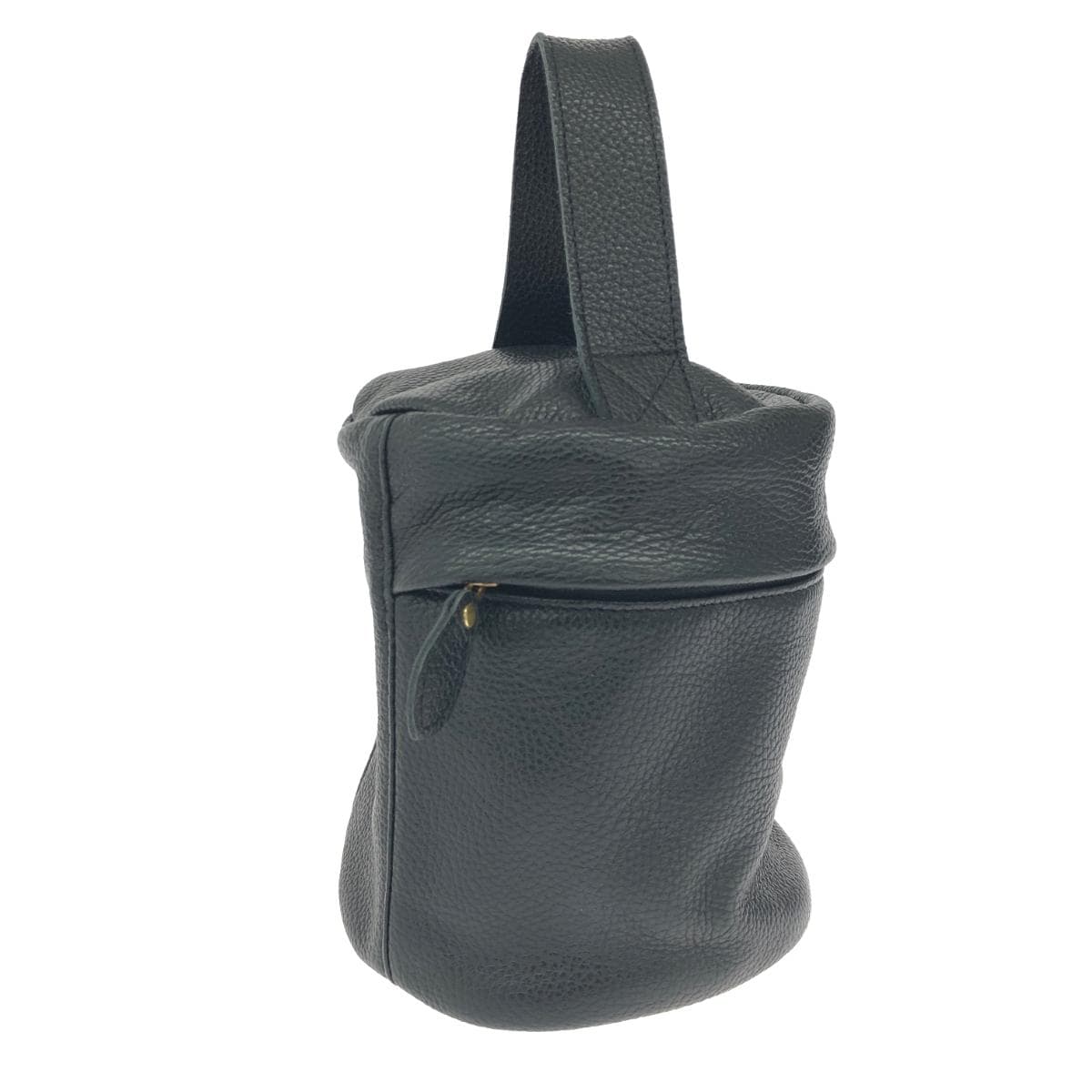 MARINEDAY Marine Day Marine Day / Bucket Bag Good Condition Leather Black Women's 2