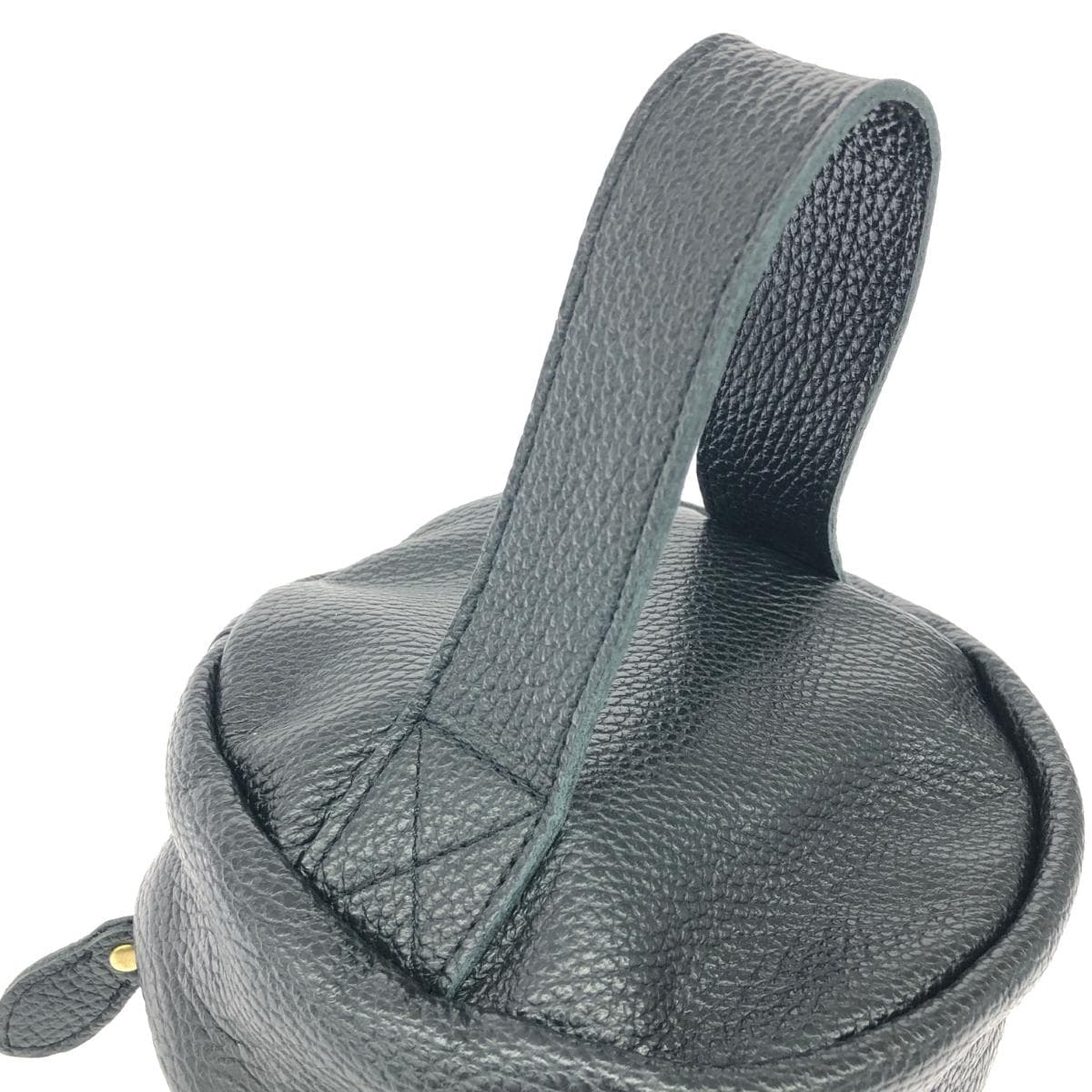 MARINEDAY Marine Day Marine Day / Bucket Bag Good Condition Leather Black Women's 4