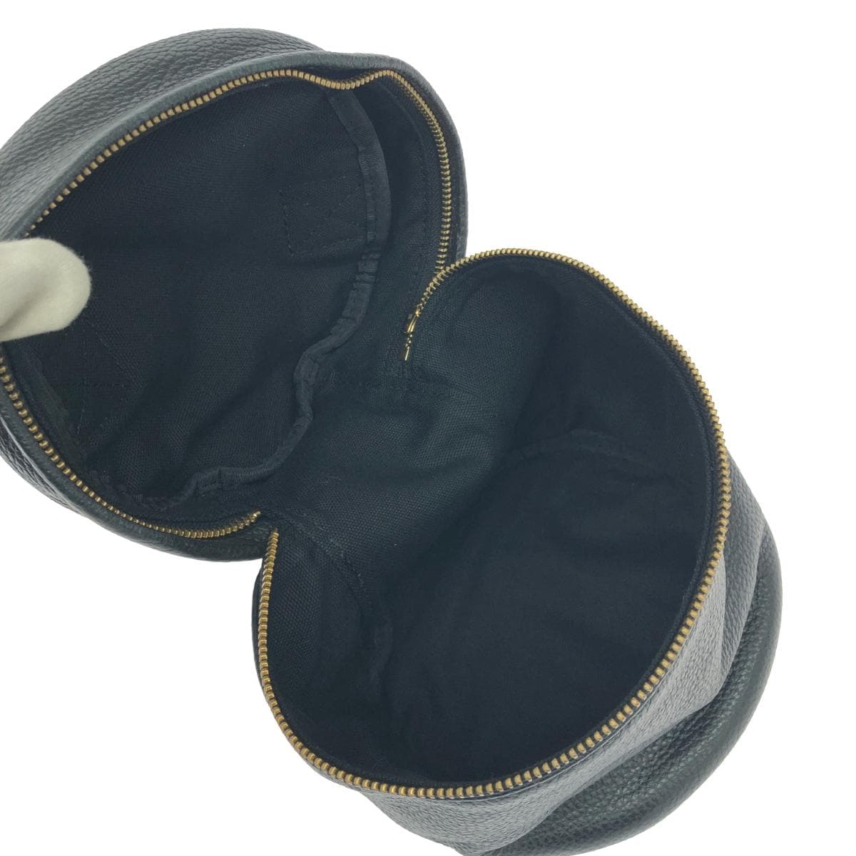 MARINEDAY Marine Day Marine Day / Bucket Bag Good Condition Leather Black Women's 6