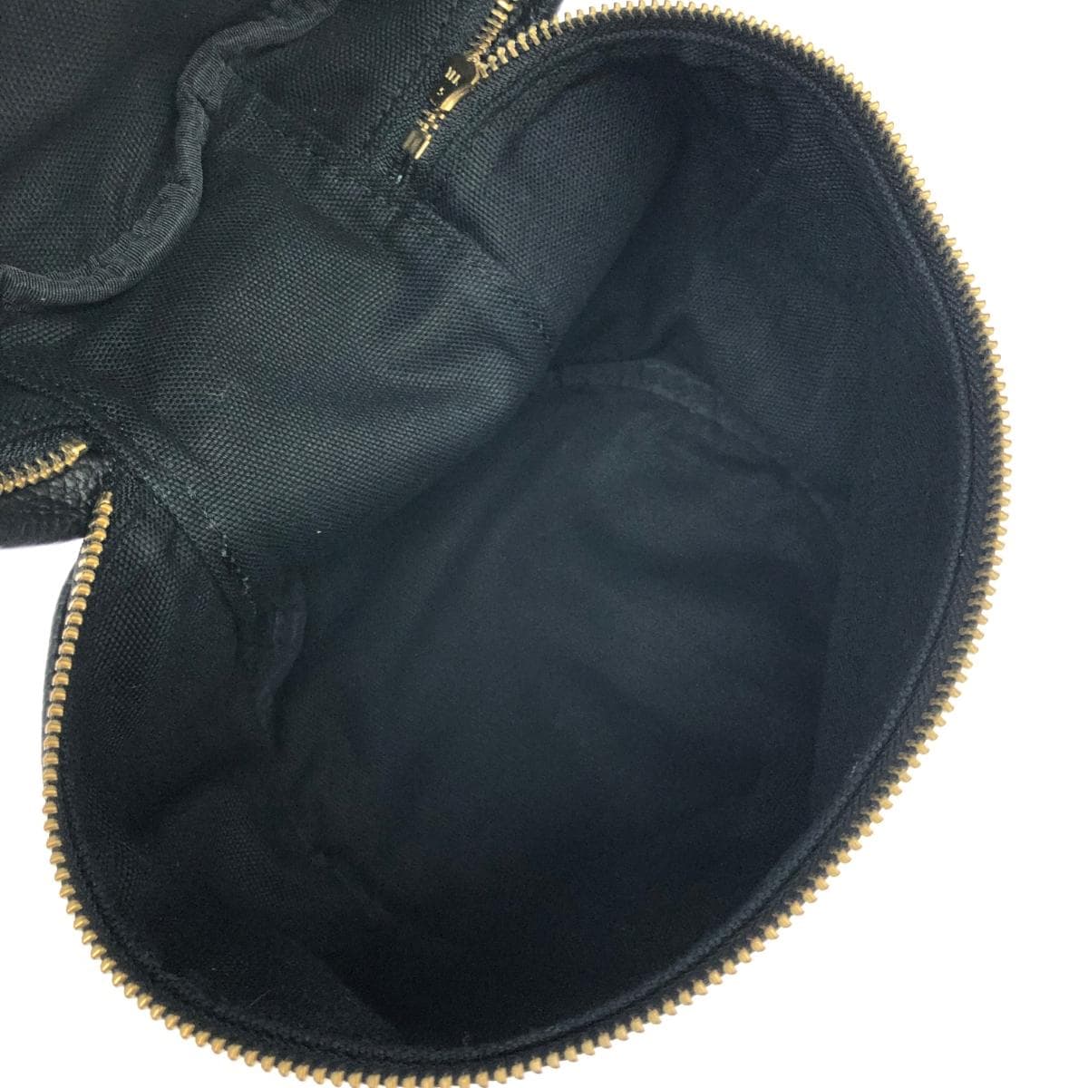 MARINEDAY Marine Day Marine Day / Bucket Bag Good Condition Leather Black Women's 7