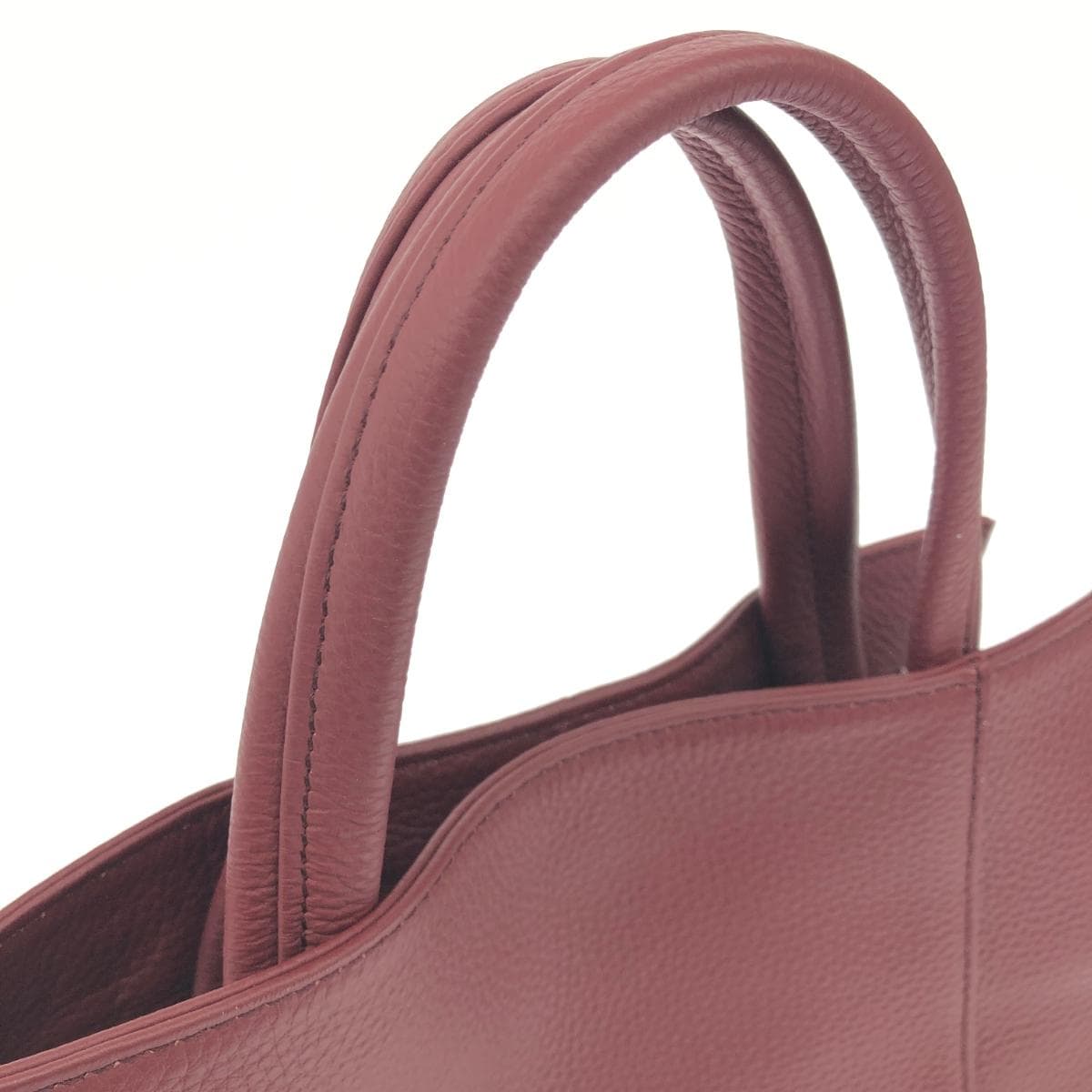 BARCOS 2WAY Good Condition Leather Red Ladies 4